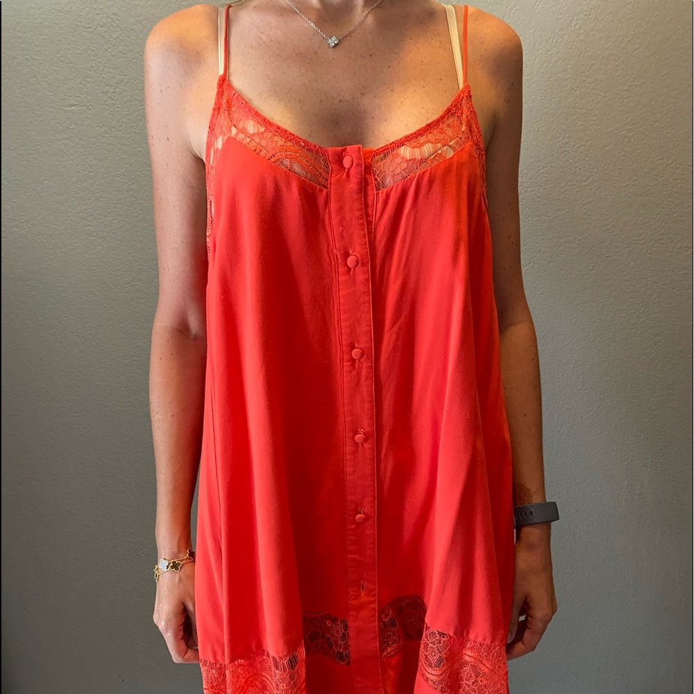 Bright lace dress